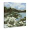 Stupell Industries Fluid Green Seascape Canvas Wall Art Design by June Erica Vess